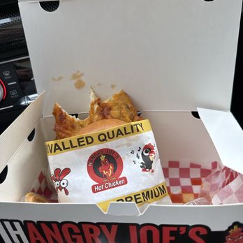 Hangry Joe's Hot Chicken - Wow! This place never disappoints me. This is probably the largest single chicken patty I've ever received on a chicken sandwich. - Chicken Shop Near Me - Seattle, Washington Hangry Joe's Hot Chicken - Wow! This place never disappoints me. This is probably the largest single chicken patty I've ever received on a chicken sandwich. - Chicken Shop Near Me - Seattle, Washington