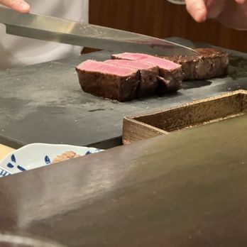 Kaiseki Sanga - A5 Wagyu Beef, from Kyoto, grilled then sliced to perfection - Japanese Near Me - Las Vegas, Nevada Kaiseki Sanga - A5 Wagyu Beef, from Kyoto, grilled then sliced to perfection - Japanese Near Me - Las Vegas, Nevada