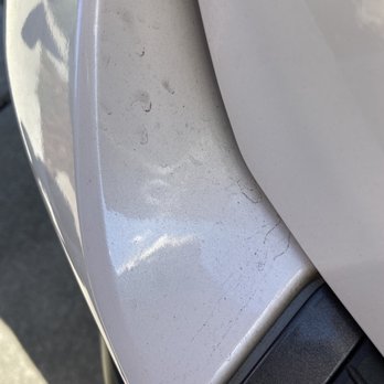 Corwood's Carwash - Rear end of car RIGHT after wash. - Car Wash Near Me - Dublin, California