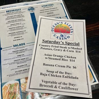 Ocean's Eleven - They offer daily specials. - Casinos Near Me - Oceanside, California