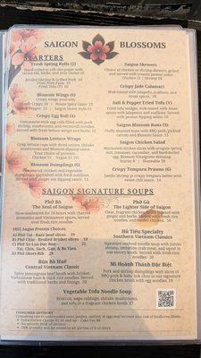 Menu photo 2 Miss Saigon Tucson, AZ