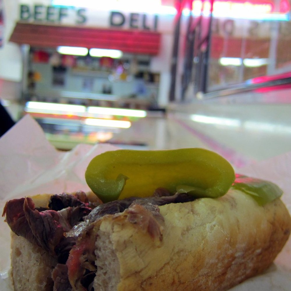 Mr. Beef - Beef sandwich w/ sweet pepps - Fast Food Near Me - Chicago, Illinois Mr. Beef - Beef sandwich w/ sweet pepps - Fast Food Near Me - Chicago, Illinois
