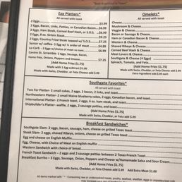 Menu page 1 Menu page 1