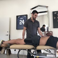 USA Sports Therapy - Eric Centofanti doing his magic.
