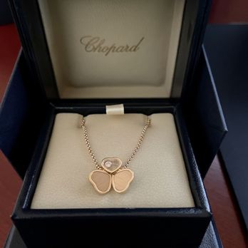 Chopard Boutique - Chopard's Happy Hearts Wings Necklace - Jewelry Near Me - Costa Mesa, California