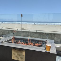 Right next to the beach.  I turned on the fire pit.