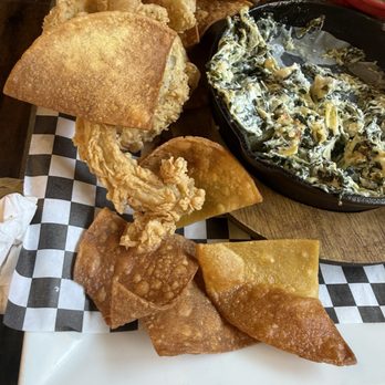 The Farmhouse Kitchen - Pieces of onion rings, not whole onion rings - Breakfast & Brunch Near Me - Paige, Texas The Farmhouse Kitchen - Pieces of onion rings, not whole onion rings - Breakfast & Brunch Near Me - Paige, Texas