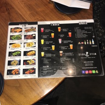 Stick & Steam - Menu - Dim Sum Near Me - Millbrae, California