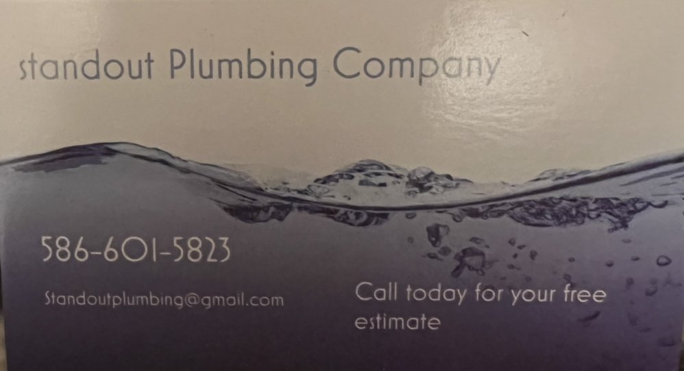 Slide of Standout plumbing