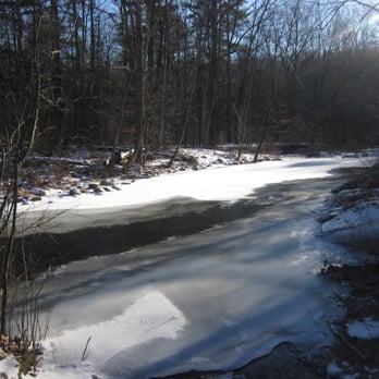 Jacobsburg Environmental Education Center - Bushkill Creek nearly frozen over - Hiking Near Me - Nazareth, Pennsylvania Jacobsburg Environmental Education Center - Bushkill Creek nearly frozen over - Hiking Near Me - Nazareth, Pennsylvania