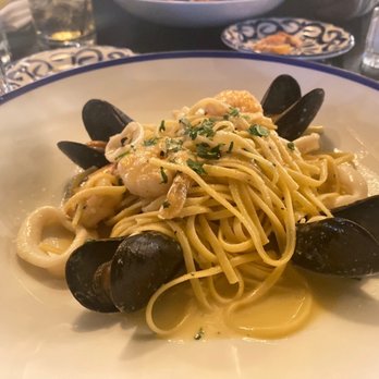 Bond 45 - Seafood Linguine (white sauce) - Italian Near Me - Oxon Hill, Maryland