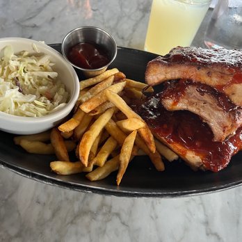 Culinary Dropout - 36-Hour Pork Ribs (no flavor), fries, slaw - New American Near Me - Denver, Colorado