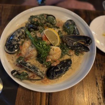 Milano's Italian Kitchen - Mussels and Shrimp Bianco - Italian Near Me - Harwich, Massachusetts Milano's Italian Kitchen - Mussels and Shrimp Bianco - Italian Near Me - Harwich, Massachusetts