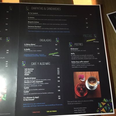Menu photo 1 Quadrivia San Pedro Cholula, MEX
