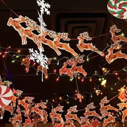 The Trap Room - Garlands above the bar in December