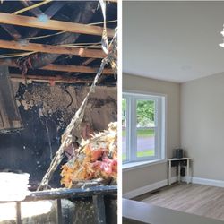 ClassONE Property Restoration - Fire Damage: Before/After