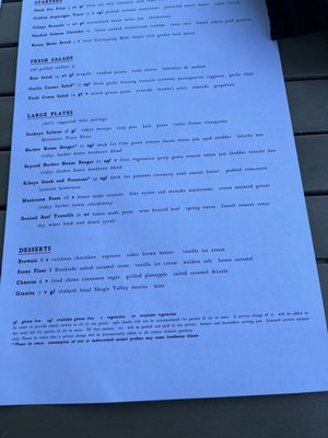 Menu photo 3 The Restaurant - Friday Harbor House Friday Harbor, WA