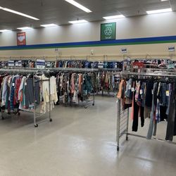 Goodwill Retail Store - Spacious rows, clothes neatly organized