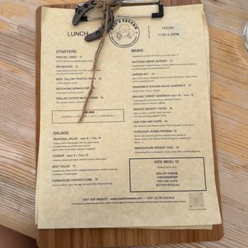 Watson's Lakefront Resort - Lunch Menu July 2026 - Nightlife Near Me - Cataldo, Idaho