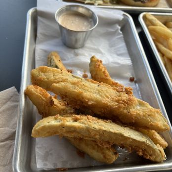 TAG Burger Bar - House fried pickles - Burgers Near Me - Denver, Colorado