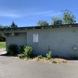 Restroom building.