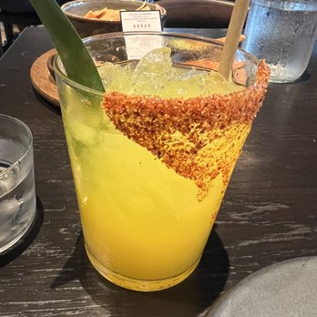 La Popular Austin - Pineapple mango agua fresca - Mexican Near Me - Austin, Texas