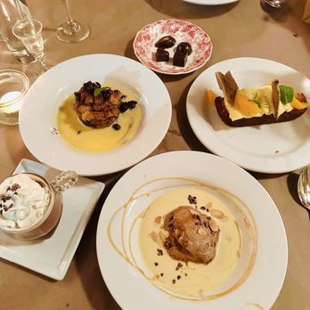 Farmhaus Restaurant - Desserts for this week (we always order all of them because you should!) - American Near Me - Saint Louis, Missouri Farmhaus Restaurant - Desserts for this week (we always order all of them because you should!) - American Near Me - Saint Louis, Missouri
