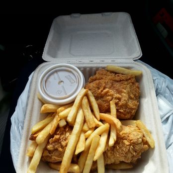 L A Chicken - 2 piece combo (they added an extra because one piece was super tiny) - Chicken Wings Near Me - Richmond, British Columbia