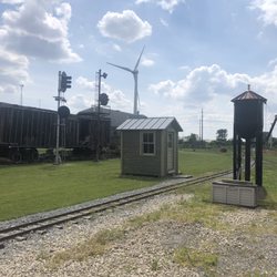 Northwest Ohio Railroad Preservation - They even have a miniature water tower for fueling the steam engine when it is running.