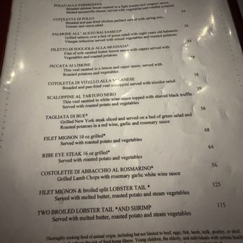 Luna Rossa - Menu - Italian Near Me - Henderson, Nevada