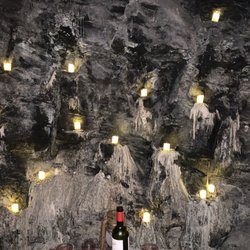 Bube's Brewery - The candle wall. Years of wax