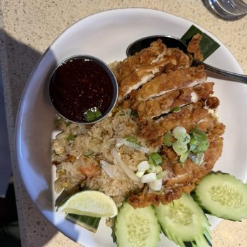 Khao Hom - Fried chicken over fried rice! - Thai Near Me - Hayward, California Khao Hom - Fried chicken over fried rice! - Thai Near Me - Hayward, California
