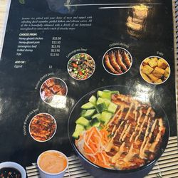 Ooh Pho - Menu