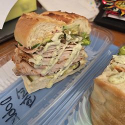 Westside Renaissance Market - Double turkey sandwich, as described on the menu.  ( I did not ask them to change anything. It's perfect, as is!!!)