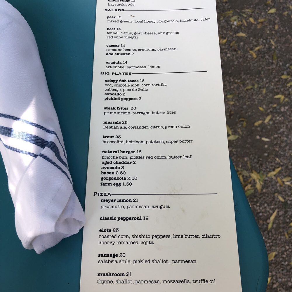 Corkscrew Cafe - Dinner menu - American Near Me - Carmel Valley, California