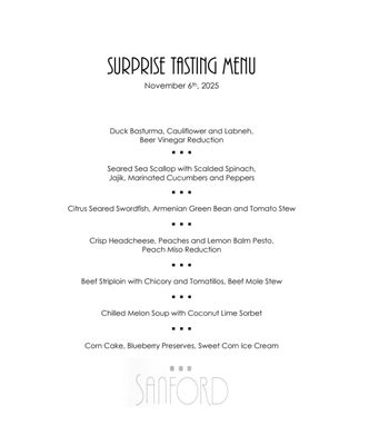 Menu photo 4 Sanford Restaurant Milwaukee, WI Menu photo 4 Sanford Restaurant Milwaukee, WI