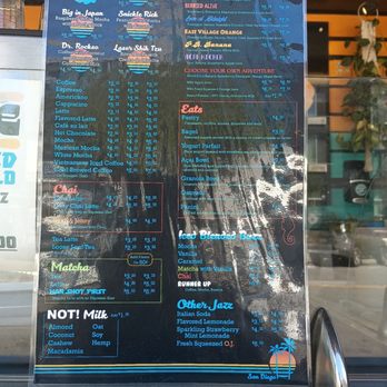 Seahorse Coffee - menu - Coffee & Tea Near Me - San Diego, California