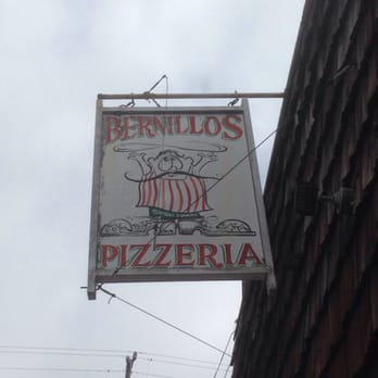 Bernillo's Pizzeria  - Sign outside - Pizza Near Me - Fort Bragg, California