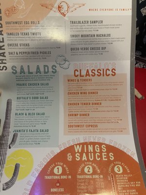 Menu photo 1 Buffalo's Griffin, GA Menu photo 1 Buffalo's Griffin, GA