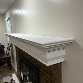 Adam’s Handyman and Carpentry - Custom fireplace mantle. - Handyman Near Me Adam’s Handyman and Carpentry - Custom fireplace mantle. - Handyman Near Me