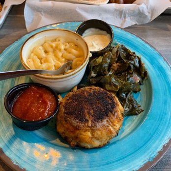Skippers Pier - Bkackened crab cake - Seafood Near Me - Deale, Maryland