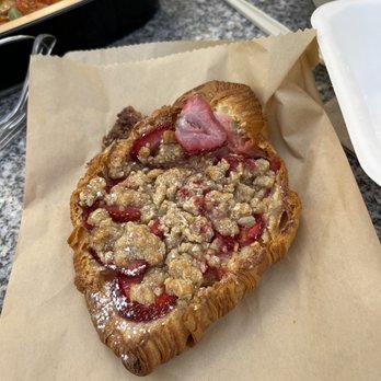 One House Bakery - Strawberry Cheesecake Croissant - Bakeries Near Me - Benicia, California