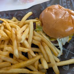 Ott's Drive In - Cheeseburger and Fries