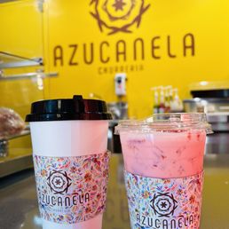 Cafe De Olla and Strawberry Horchata. Both so yum!! Must try! Cafe De Olla and Strawberry Horchata. Both so yum!! Must try!