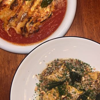 Milton's American Trattoria - Lasagna and Butternut Squash Agnolotti - Italian Near Me - Houston, Texas Milton's American Trattoria - Lasagna and Butternut Squash Agnolotti - Italian Near Me - Houston, Texas