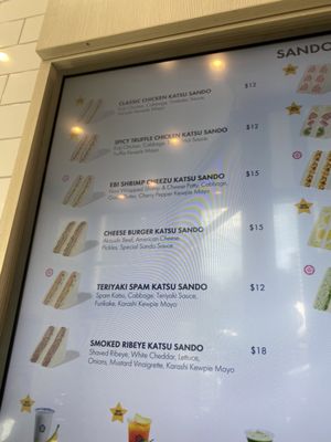 Menu photo 7 Sandoitchi Dallas, TX