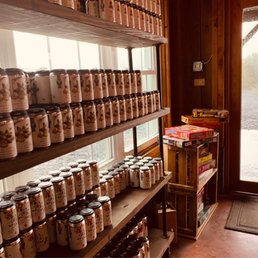 Wall of canned ciders you can purchase and take home with you. The also fill growlers and had bottles to purchase as well. Wall of canned ciders you can purchase and take home with you. The also fill growlers and had bottles to purchase as well.