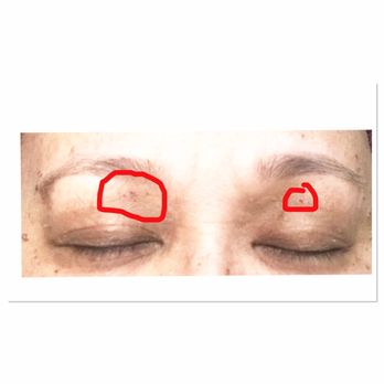 Unique Threading - Twice the lady got my skin on the right eyelid. Once on my left eyelid. - Threading Services Near Me - San Bernardino, California