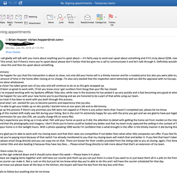 Hopper Group - A great example of the quality of communication from Brian. This also happens to be our wrap-up summary for the sale. - Real Estate Services Near Me - Kirkland, Washington Hopper Group - A great example of the quality of communication from Brian. This also happens to be our wrap-up summary for the sale. - Real Estate Services Near Me - Kirkland, Washington