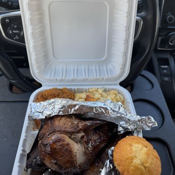 Nick's Rotisserie - Half chicken dinner w/ Mac & yams $25 (instagram: @issa.cheatday) - Soul Food Near Me - Baltimore, Maryland Nick's Rotisserie - Half chicken dinner w/ Mac & yams $25 (instagram: @issa.cheatday) - Soul Food Near Me - Baltimore, Maryland